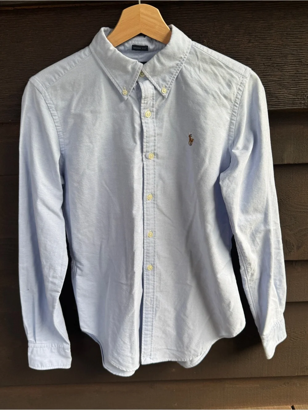 Ralph Lauren Boys Light Blue Button-Down Oxford Shirt